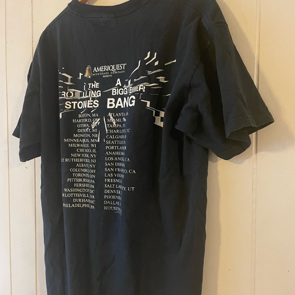 Vintage Rolling Stones tour tshirt a bigger bang black large 2005 VTG - Picture 7 of 8